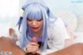 Natsumi hayakawa looking down giving handjob