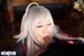 Mizuki sucking cock eyes closed