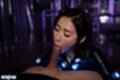 Haruka suzuno on her knees sucking cock head