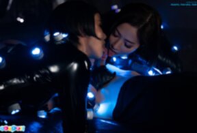 Asami Kondo sharing cock and cum with Haruka Suzuno and Saki Kawanami