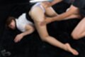 Ruru sakurai raising her ass face down ripped pantyhose