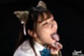 Tsukino nagi spitting cum onto her hand