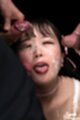 Kurumi ria receiving bukkake facials