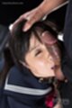 Face upturned cock pressed to her face