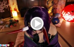 Aika Suzumiya sits astride cock and reverse cowgirl position sex